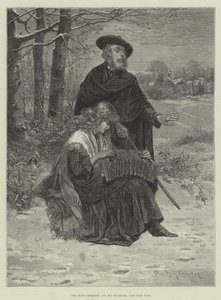 Le Ménestrel aveugle et sa fille - Davidson Knowles